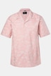 Camisa, manga corta, extraligera, cuello cubano, estampado completo, corte boxy, hasta la 8XL