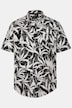 Jersey-Hemd, Halbarm, extraleichter Jersey, Alloverprint, Buttondown-Kragen, Modern Fit, bis 8 XL