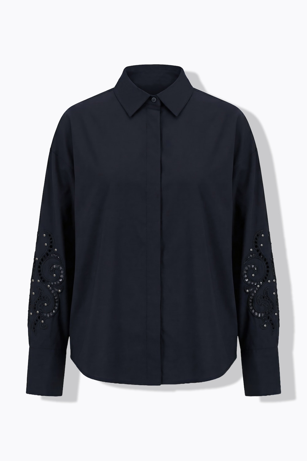 Stora storlekar Skjorta, Dam, svart, storlek: 58/60, Bomull, Studio Untold