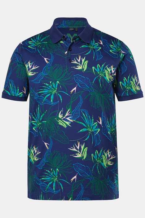 Koszulka polo, rękaw 1/2, dżersej, nadruk na całej powierzchni, do rozm. 8XL