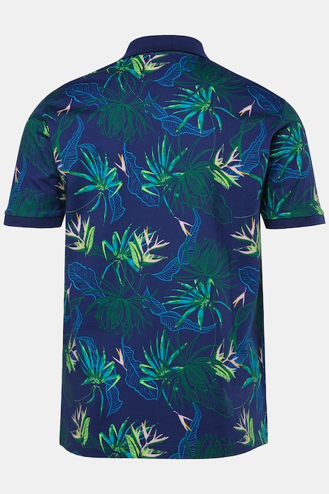 Koszulka polo, rękaw 1/2, dżersej, nadruk na całej powierzchni, do rozm. 8XL