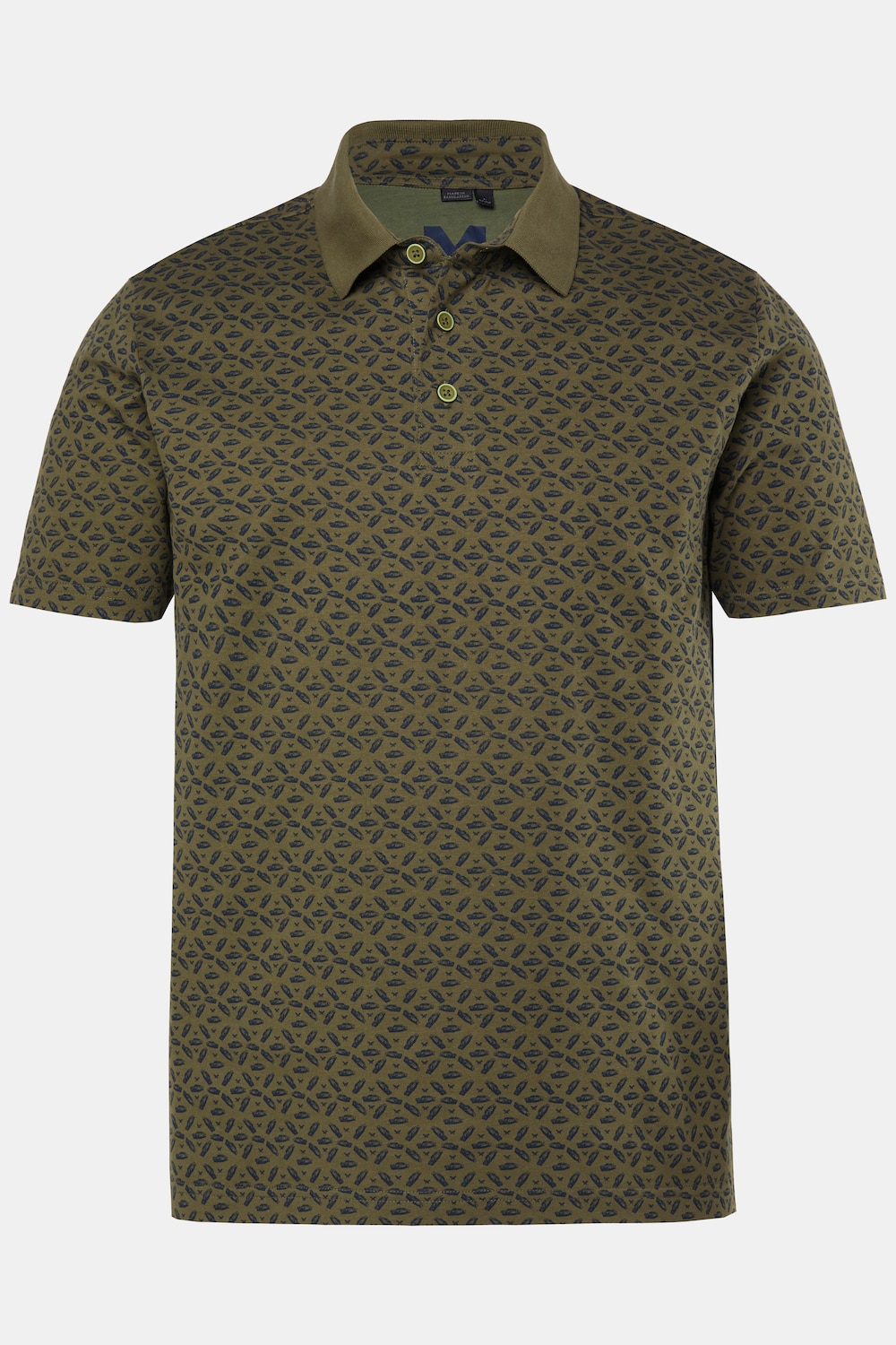 Poloshirt, korte mouw, jersey, all-over print, tot 8XL