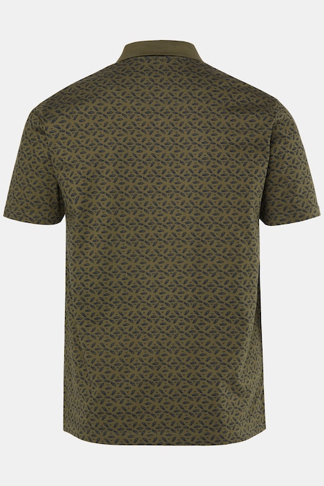 Poloshirt, korte mouw, jersey, all-over print, tot 8XL
