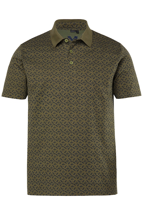 Poloshirt, Halbarm, Jersey, Alloverprint, bis 8 XL