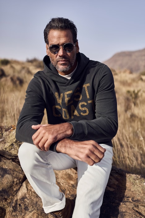 Hoodie, Sweat, Kapuze, Kängurutasche, bis 8 XL
