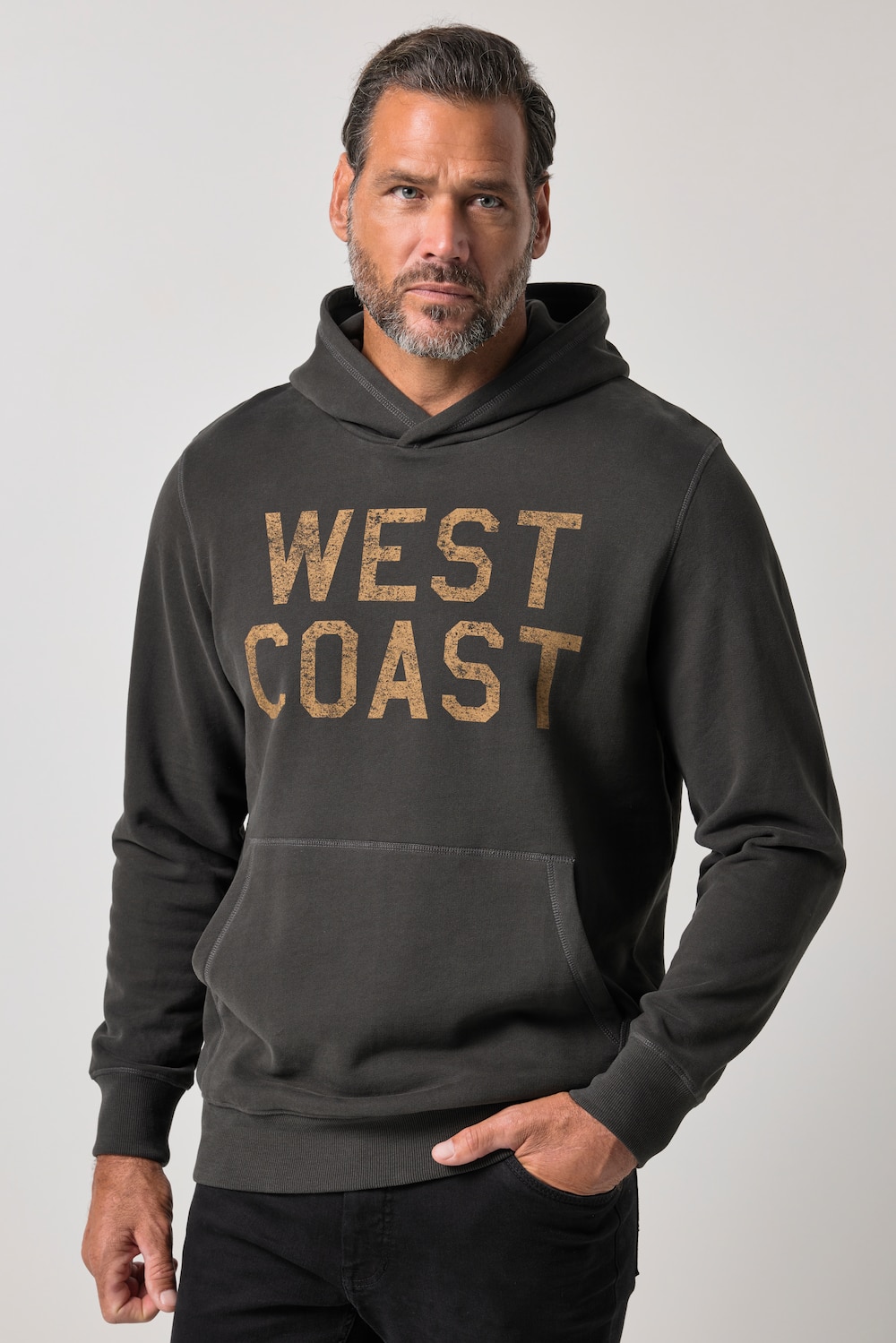 Hoodie, Sweat, Kapuze, Kängurutasche, bis 8 XL