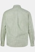 Skjorte i hørlook med klassisk krave og moderne pasform, op til 8XL