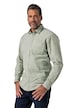 Košile s dlouhým rukávem, lněný vzhled, límec typu kent, moderní střih, do velikosti 8XL