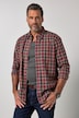 Camicia a quadri, maniche lunghe, colletto button-down con bottoni nascosti, modern fit, fino alla 8XL
