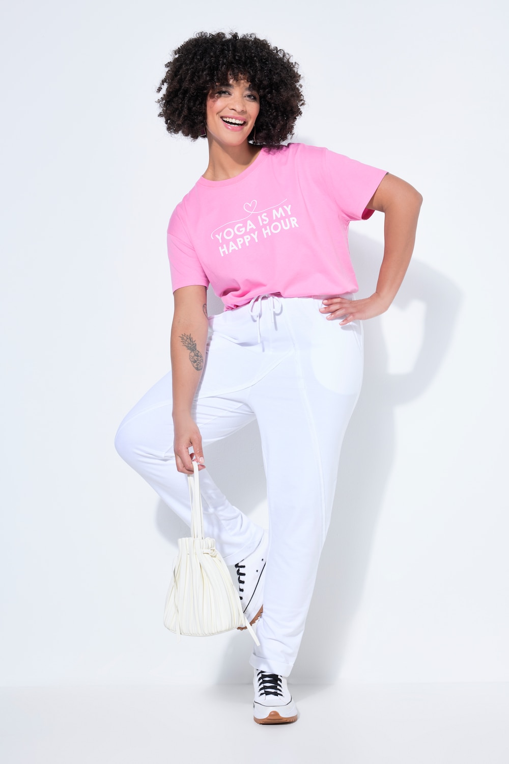 Sweathose, Tapered Fit, Ziernähte, Elastikbund