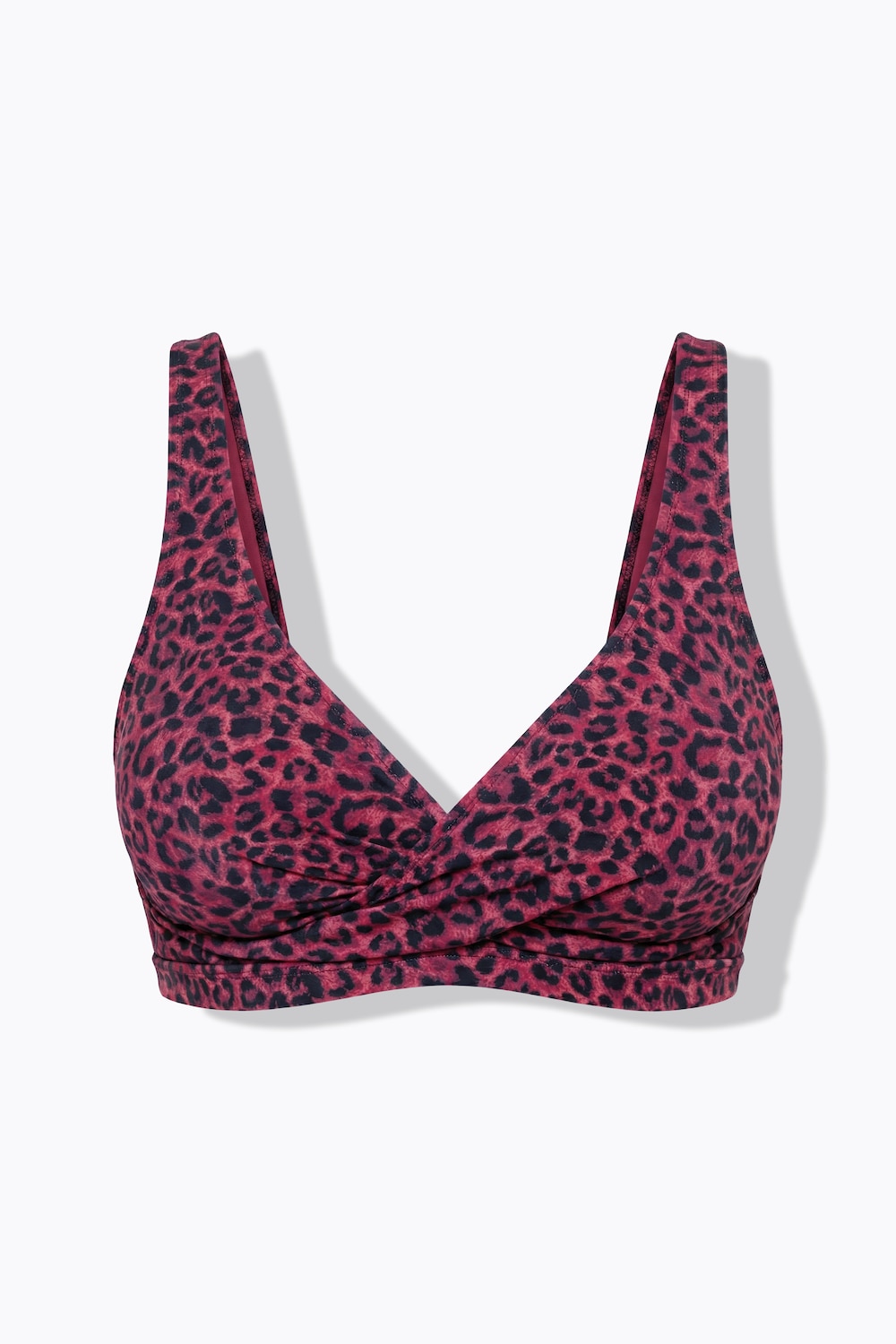 Stora storlekar Bikiniöverdel, Dam, brun, storlek: 54, Polyester/Syntetfibrer/Elastan, Studio Untold