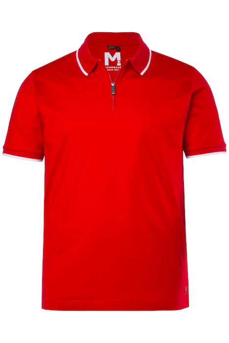 Polokošile, polo rukávy, žerzej, zip, do vel. 8XL