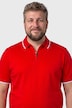 Poloshirt, Halbarm, Jersey, Zipper, bis 8 XL