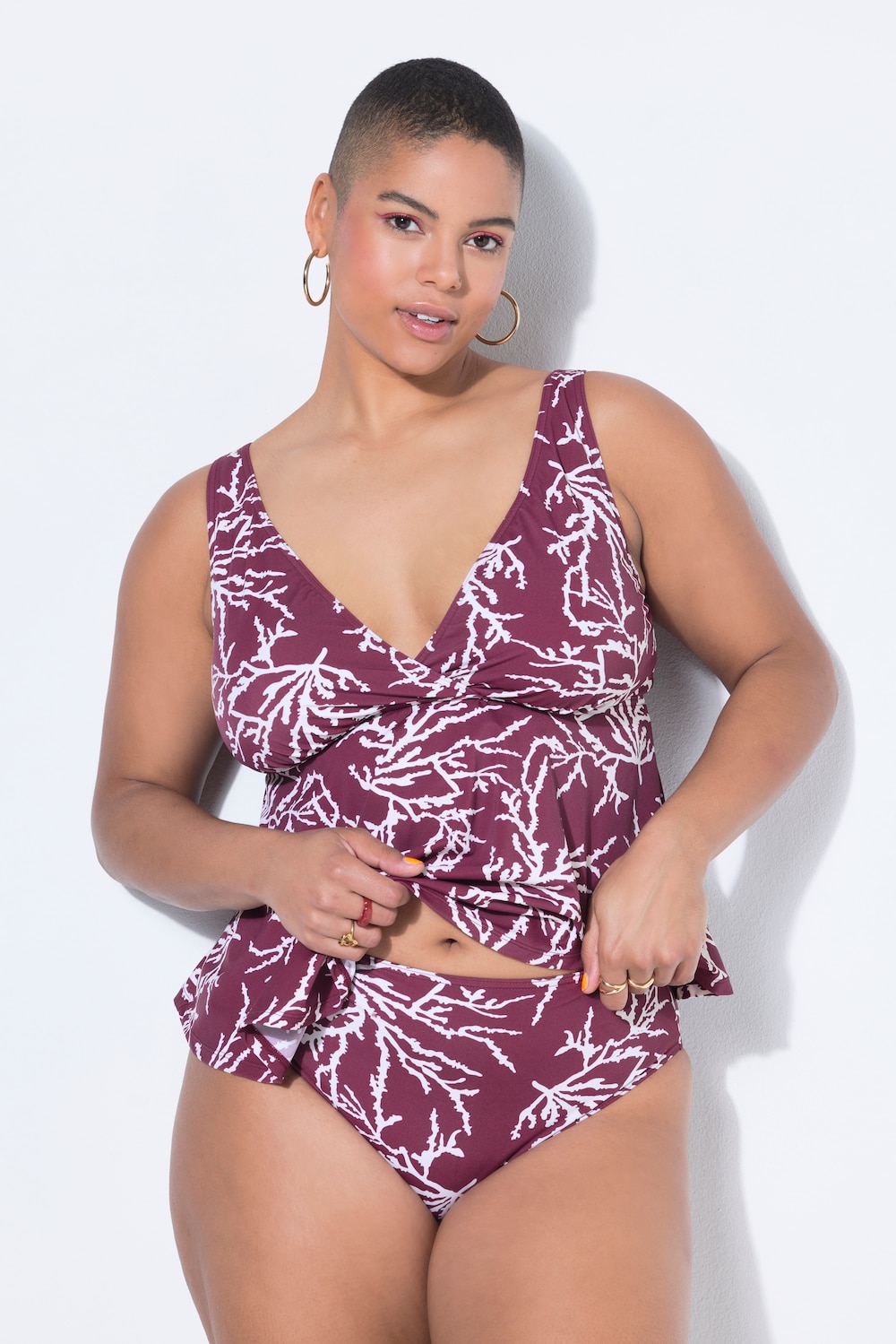 Bikini-Slip, HighWaist, Alloverprint