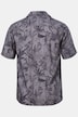 Camisa, manga corta, extraligera, cuello cubano, estampado completo, corte boxy, hasta 8XL