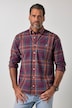 Camicia a quadri, maniche lunghe, colletto button-down, modern fit, fino alla 8XL