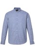 Kostkovaná košile, dlouhé rukávy, lněná směs, přehnutý mini límeček s knoflíky, moderní střih, do velikosti 8XL