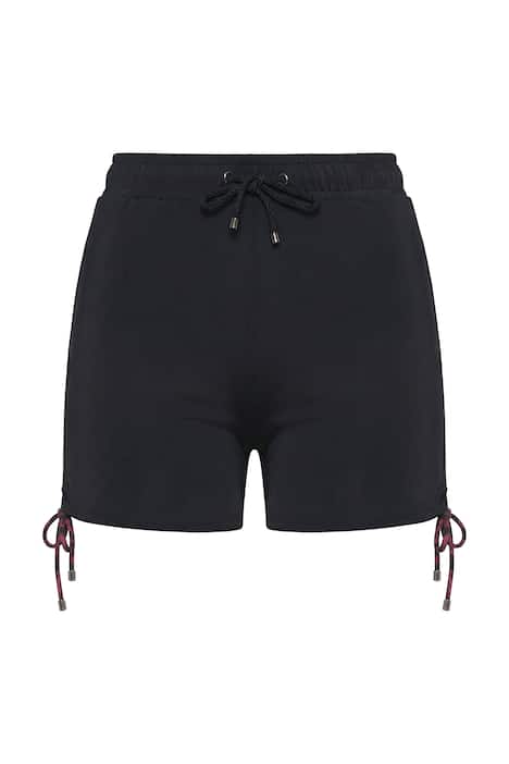 plavkové šortky, boční stahování k nařasení, elastický pas