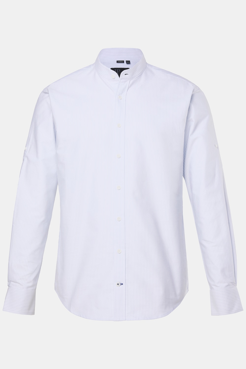 Streifenhemd, Trachten, Langarm, Leinenmix, Stehkragen, Modern Fit, bis 8 XL