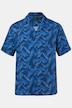 Camisa, manga corta, viscosa, cuello cubano, estampado completo, corte boxy, hasta la 8XL