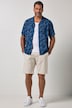 Camisa, manga corta, viscosa, cuello cubano, estampado completo, corte boxy, hasta la 8XL