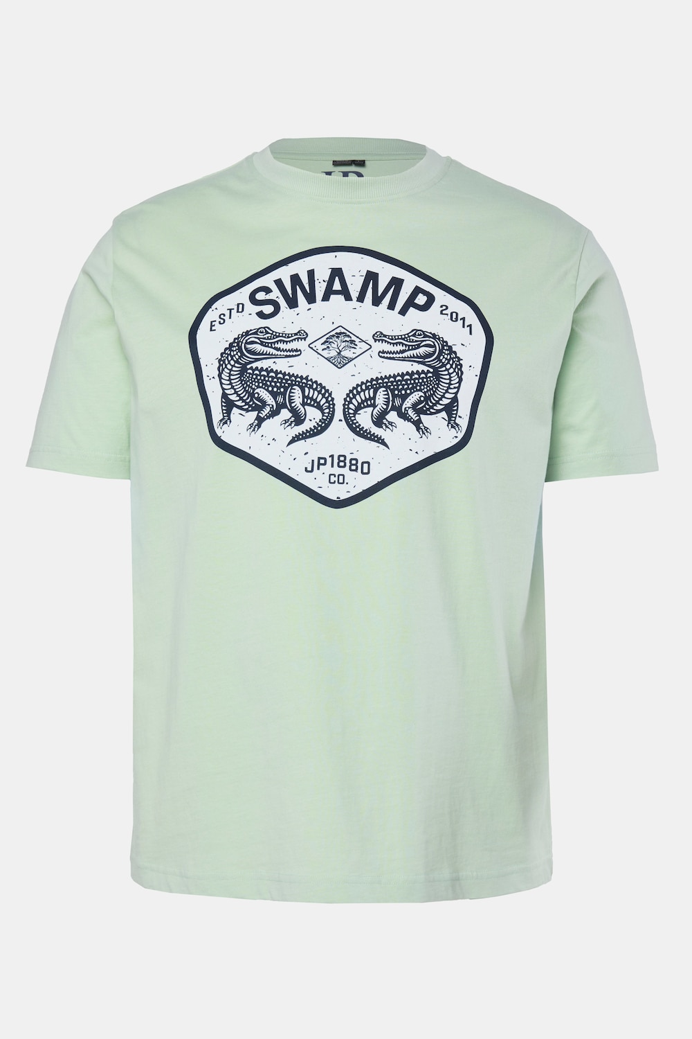 T-Shirt, Halbarm, Brustprint, bis 8XL