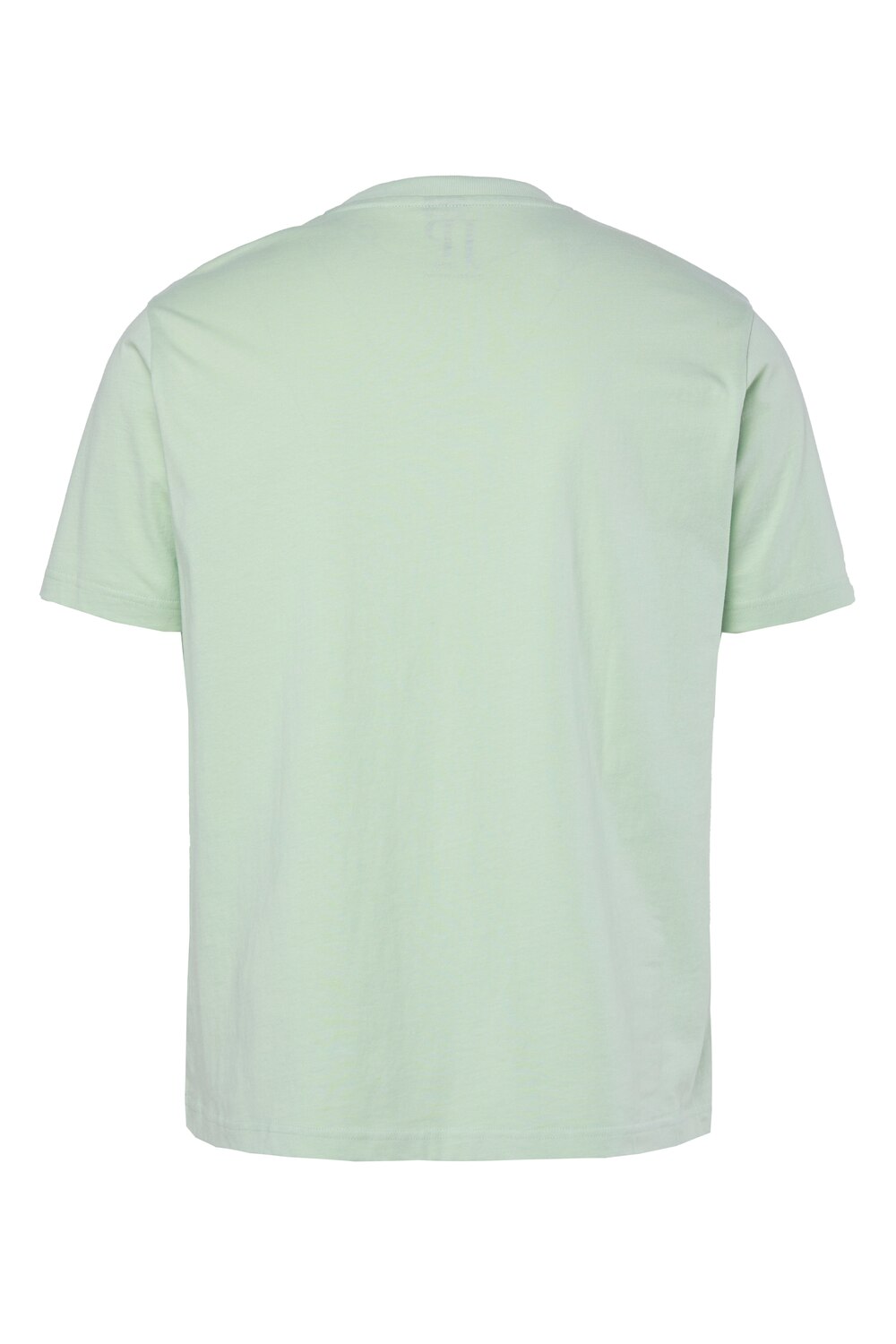 Stora storlekar T-shirt med kort ärm och print på bröstet, Her, turkos, storlek: XXL, Bomull, JP1880