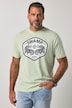 T-shirt, halflange mouwen, print op de borst, tot 8XL