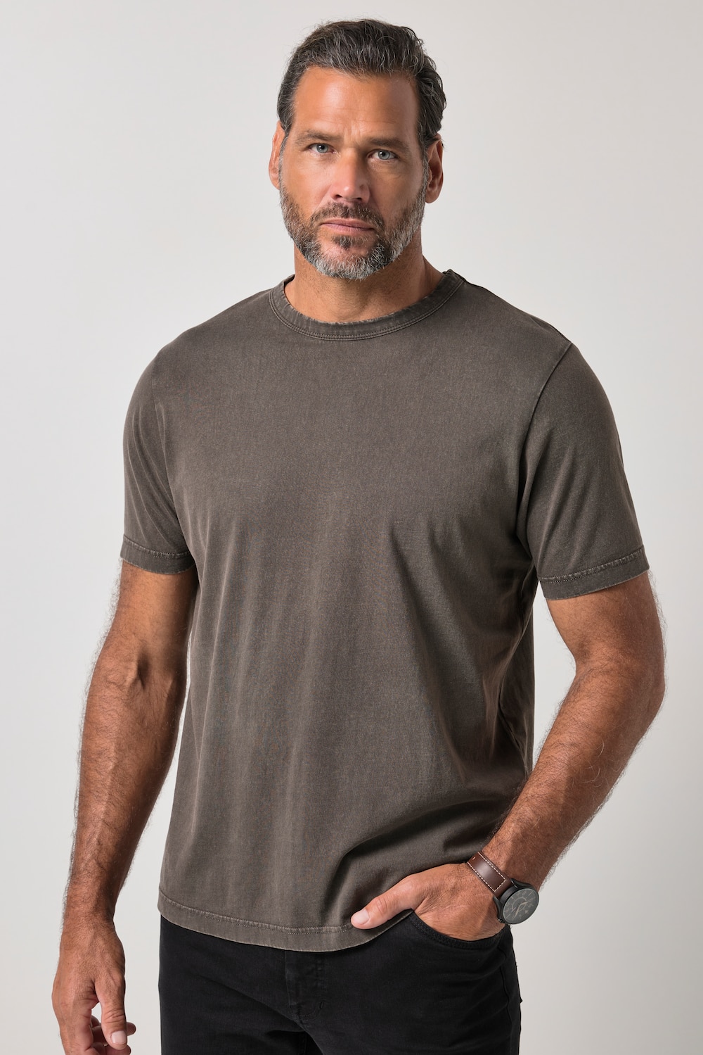 T-Shirt, Halbarm, Vintage Look, bis 8XL
