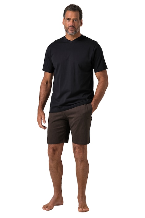 Pyžamo, pohodlné oděvy, krátká dvoudílná sada, do velikosti 8XL