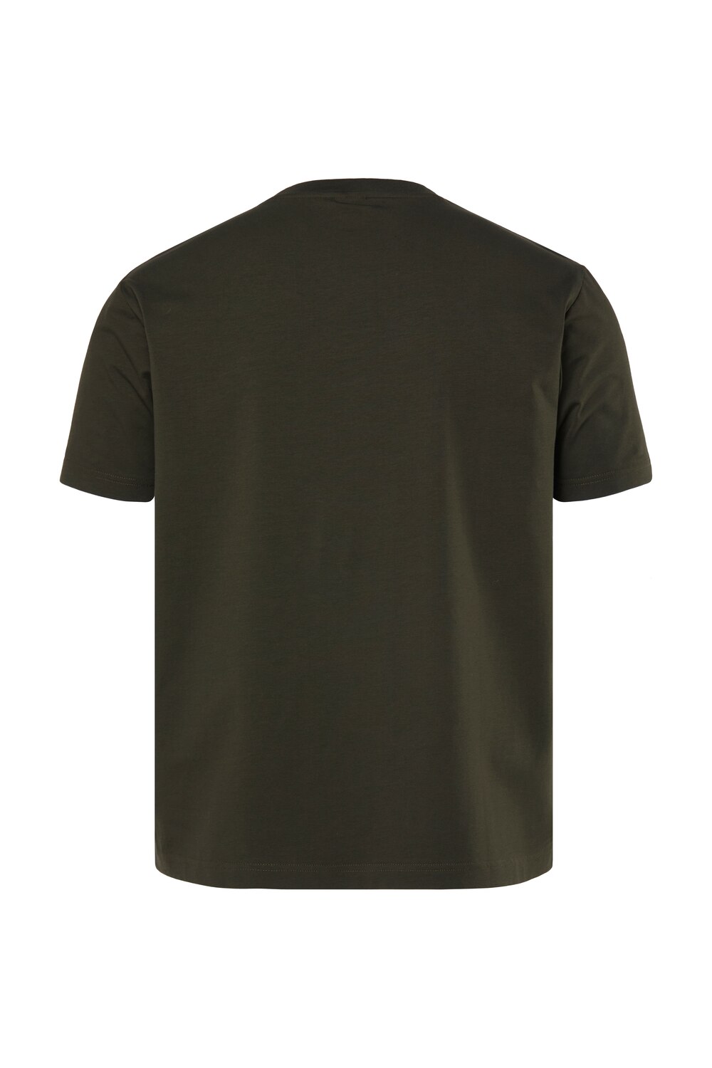 Stora storlekar T-shirt FLEXNAMIC® med kort ärm och bröstprint, Her, grön, storlek: 3XL, Bomull, JP1880