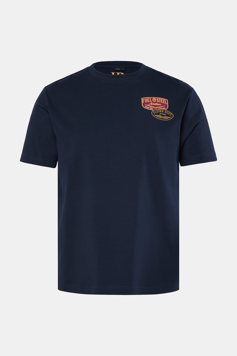 T-shirt, FLEXNAMIC®, korte mouwen, borstprint, tot maat 8XL