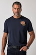 T-shirt, FLEXNAMIC®, korte mouwen, borstprint, tot maat 8XL