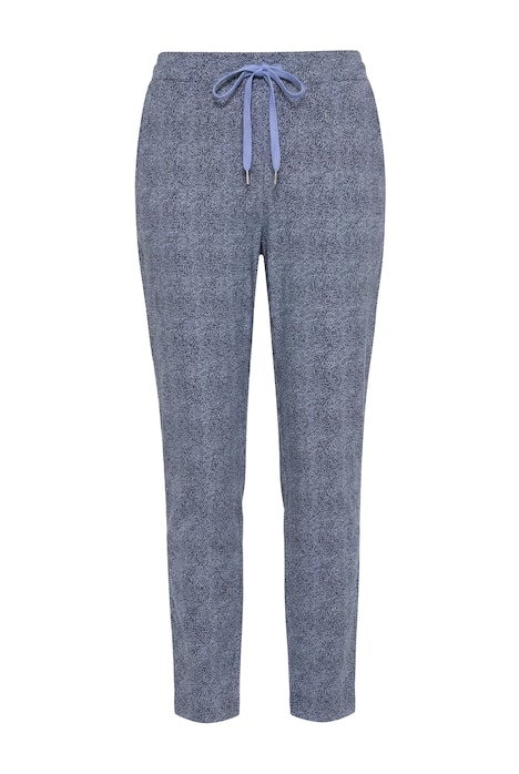 Minimalist Leopard Print Elastic Waist Pants