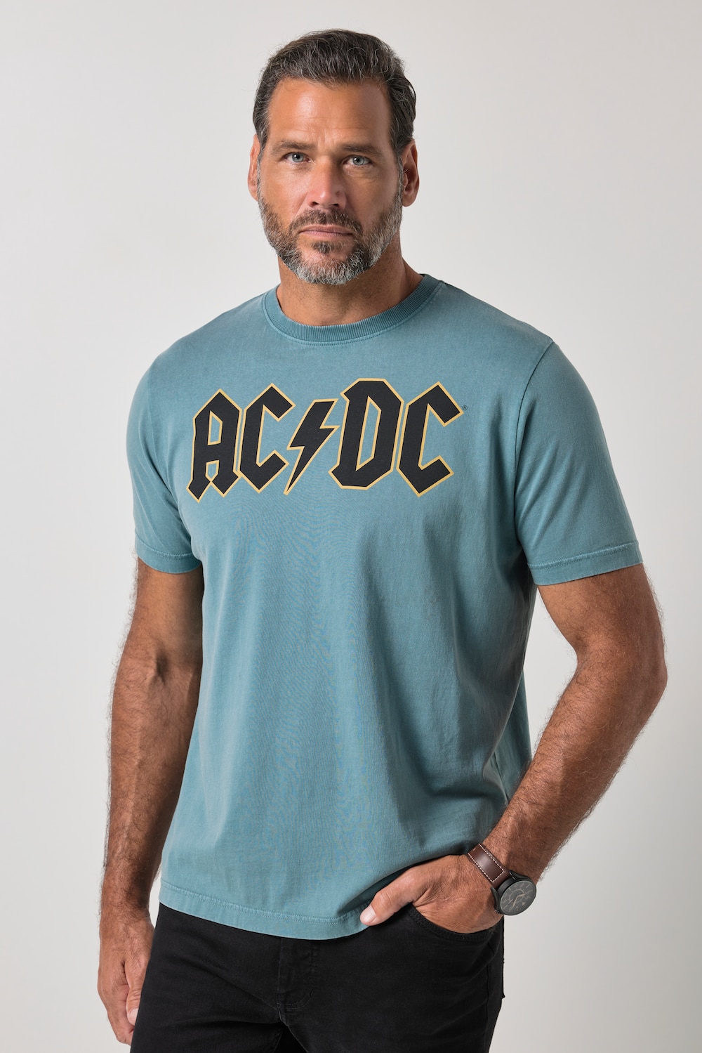 T-Shirt, Bandshirt, AC/DC, Halbarm, bis 8XL