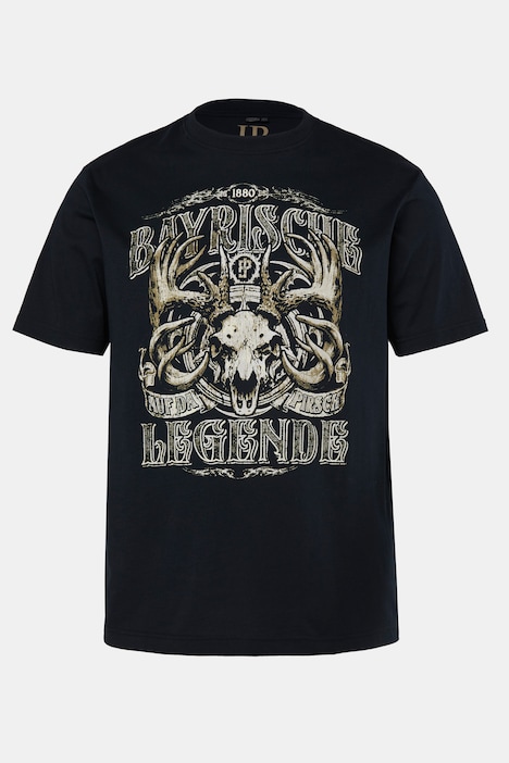 T-Shirt, Trachten, Halbarm, Brustprint, bis 8XL