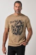 T-Shirt, Trachten, Halbarm, Brustprint, Vintage Look, bis 8XL