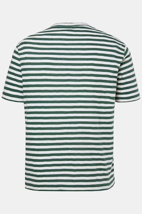 T-Shirt, rękaw 1/2, prążki, do rozm. 8 XL