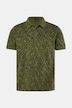 Polo en jersey à motif, manches courtes et style vintage - jusqu'au 8 XL