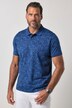 Polo en jersey à motif, manches courtes et style vintage - jusqu'au 8 XL