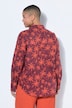 Hemdbluse, Oversize Shape, Palms-Print
