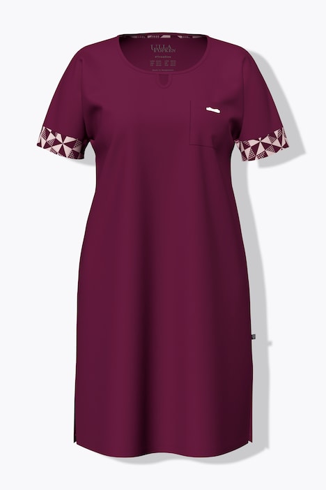 Bigshirts, 2er-Pack, Karo, Rundhals Halbarm