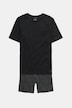 Schlafanzug, Homewear, kurzer Zweiteiler, T-Shirt, bedruckte Shorts, bis 8 XL
