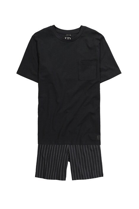 Pyjamas, loungewear, short two-piece, T-shirt, printed shorts, up to 8XL