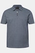 Polo FLEXNAMIC ®, manga corta, jacquard, cremallera, hasta la talla 8XL