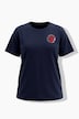 T-shirt oversized, col rond, manches mi-longues, motif homard