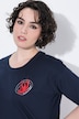 T-shirt oversized, col rond, manches mi-longues, motif homard
