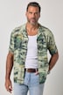 Hemd, Halbarm, Alloverdruck, Cuba-Kragen, Cuba Fit, bis 8 XL