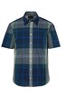 Check shirt, short sleeve, modern fit, up to 8XL