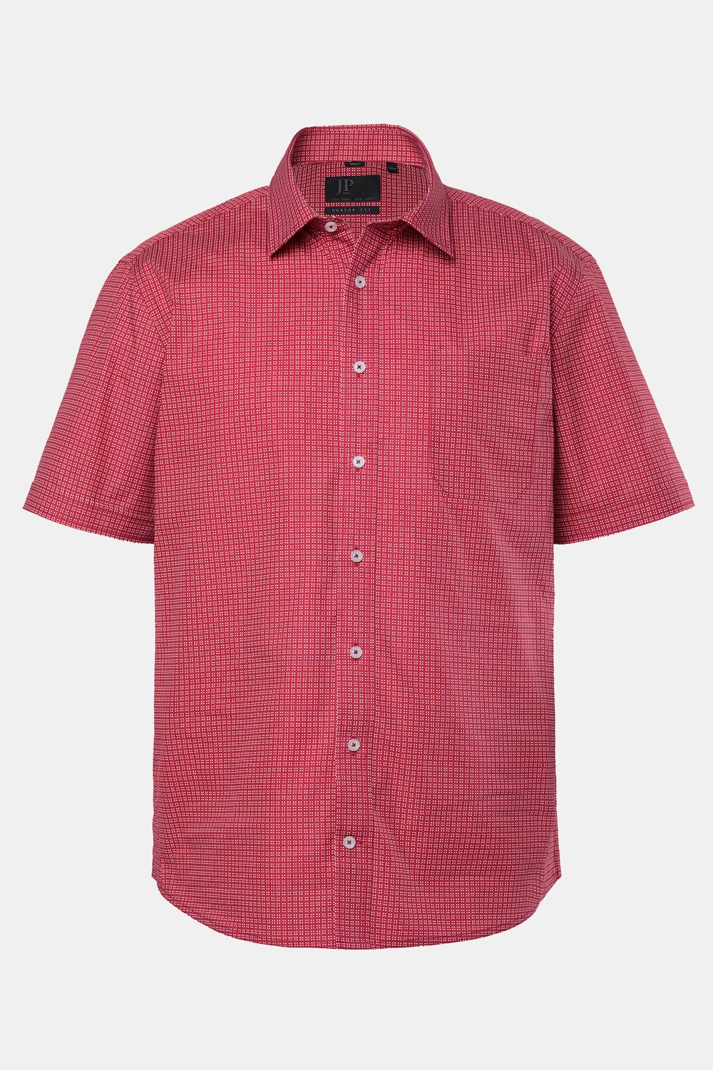 Overhemd, korte mouwen, all-over print, modern fit, tot 8XL